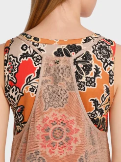 Marc Cain Strick|Kleider-KLEID IM LAGENLOOK – KNITTED IN GERMANY deep sand