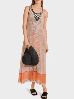 Marc Cain Strick|Kleider-KLEID IM LAGENLOOK – KNITTED IN GERMANY deep sand