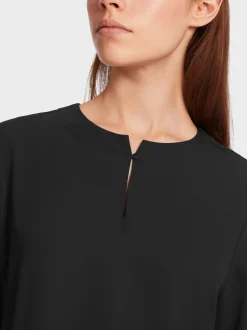 Marc Cain Kleider-KLEID MIT FALTENROCK black