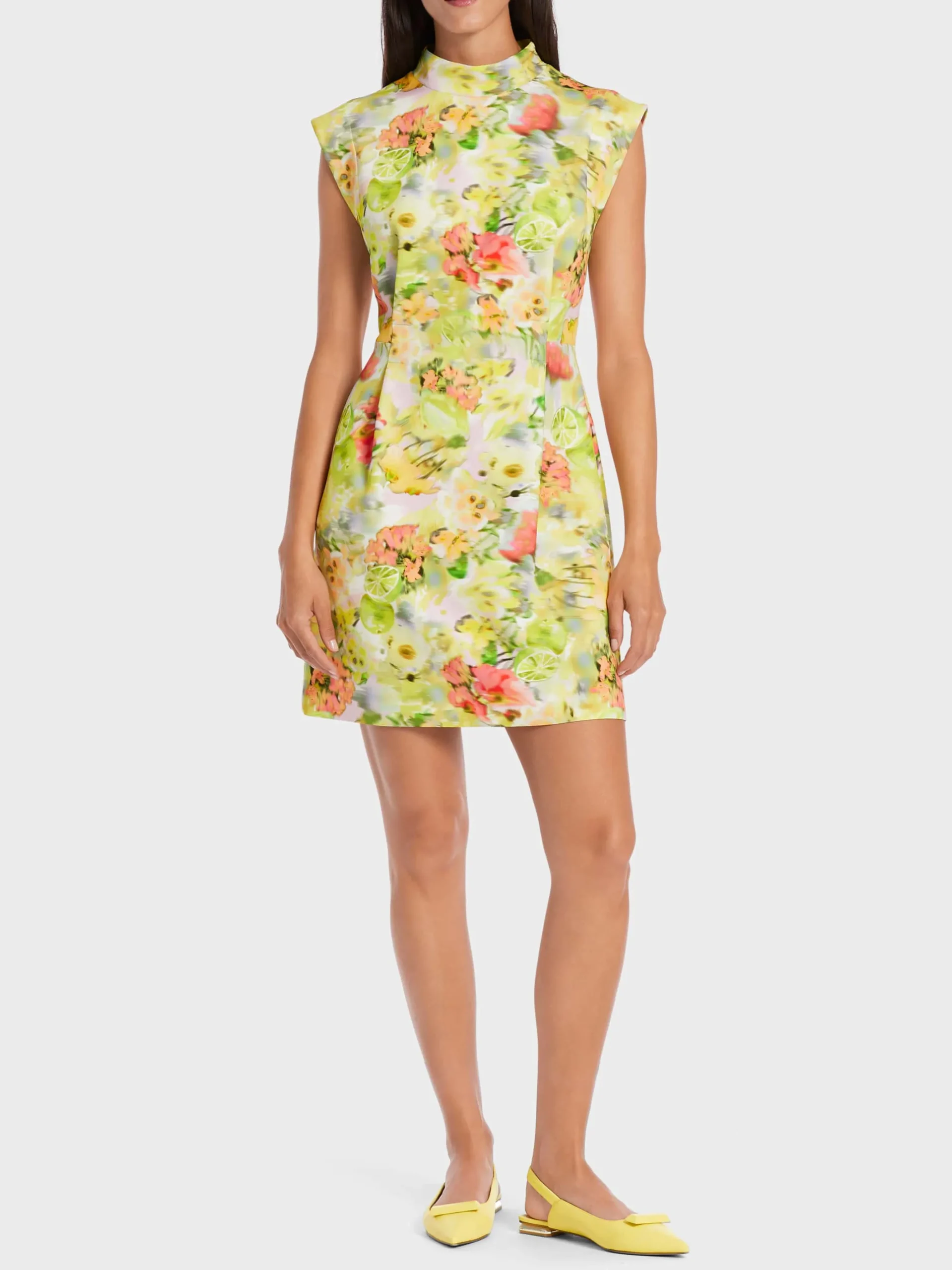 Marc Cain Kleider-KLEID MIT PRINT pale lemon