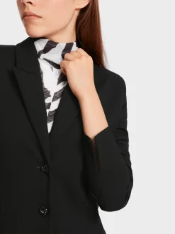 Marc Cain Kleider-KLEID MIT REVERS black