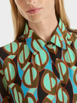 Marc Cain Kleider-KLEID MIT TAILLENVOLANT soft malachite