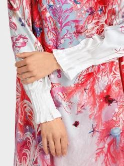 Marc Cain Kleider-KLEID MIT UNTERWASSERDESSIN soft seashell