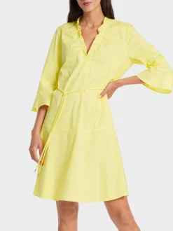 Marc Cain Kleider-KLEID MIT VOLANTÄRMEL pale lemon