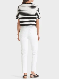 Marc Cain Hosen-KNÖCHELLANGE BLEISTIFTHOSE SIENA white