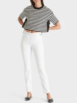 Marc Cain Hosen-KNÖCHELLANGE BLEISTIFTHOSE SIENA white