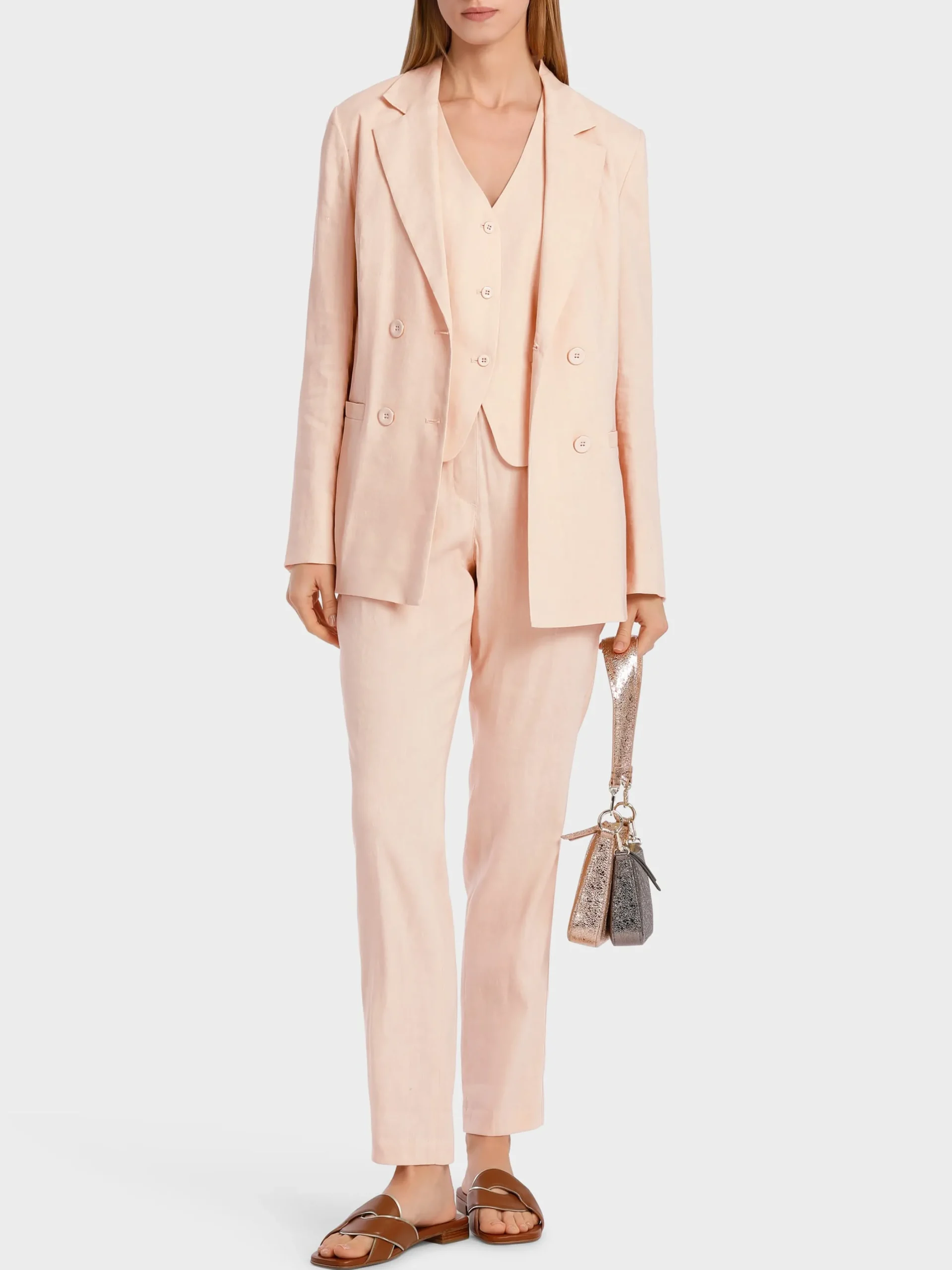 Marc Cain Blazer|Hosenanzüge-KÖRPERNAHER BLAZER soft rose
