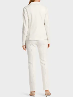 Marc Cain Blazer|Hosenanzüge-KÖRPERNAHER BLAZER AUS STRICK off-white