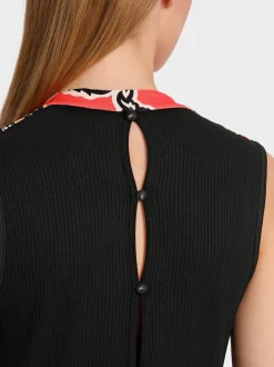 Marc Cain Kleider-KÖRPERNAHES KLEID AUS VISKOSESTRETCH bright tomato
