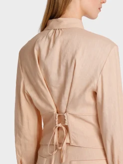 Marc Cain Blusen & Tuniken-KURZE BLUSE IM 30IES-VINTAGE-STYLE soft rose