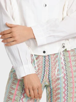Marc Cain Jacken-KURZE JACKE MIT TAILORING-DETAILS off-white