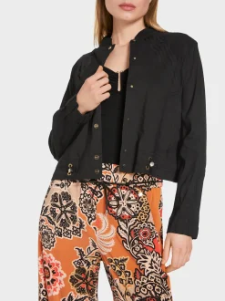 Marc Cain Jacken-KURZE JACKE MIT TAILORING-DETAILS black