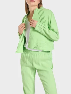 Marc Cain Jacken-KURZE JACKE MIT TAILORING-DETAILS light apple green