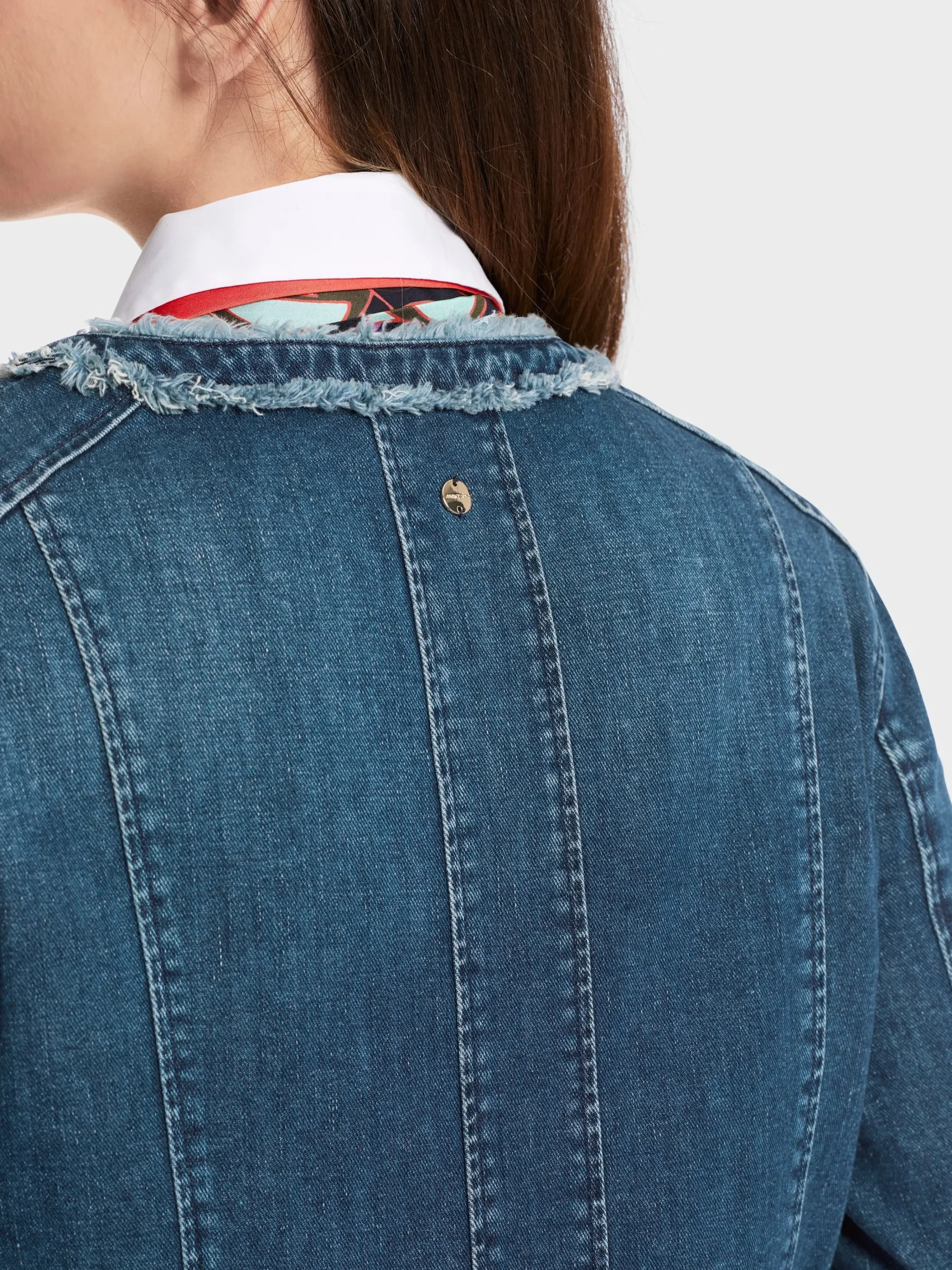 Marc Cain Jacken-KURZE JACKE "RETHINK TOGETHER" vintage indigo