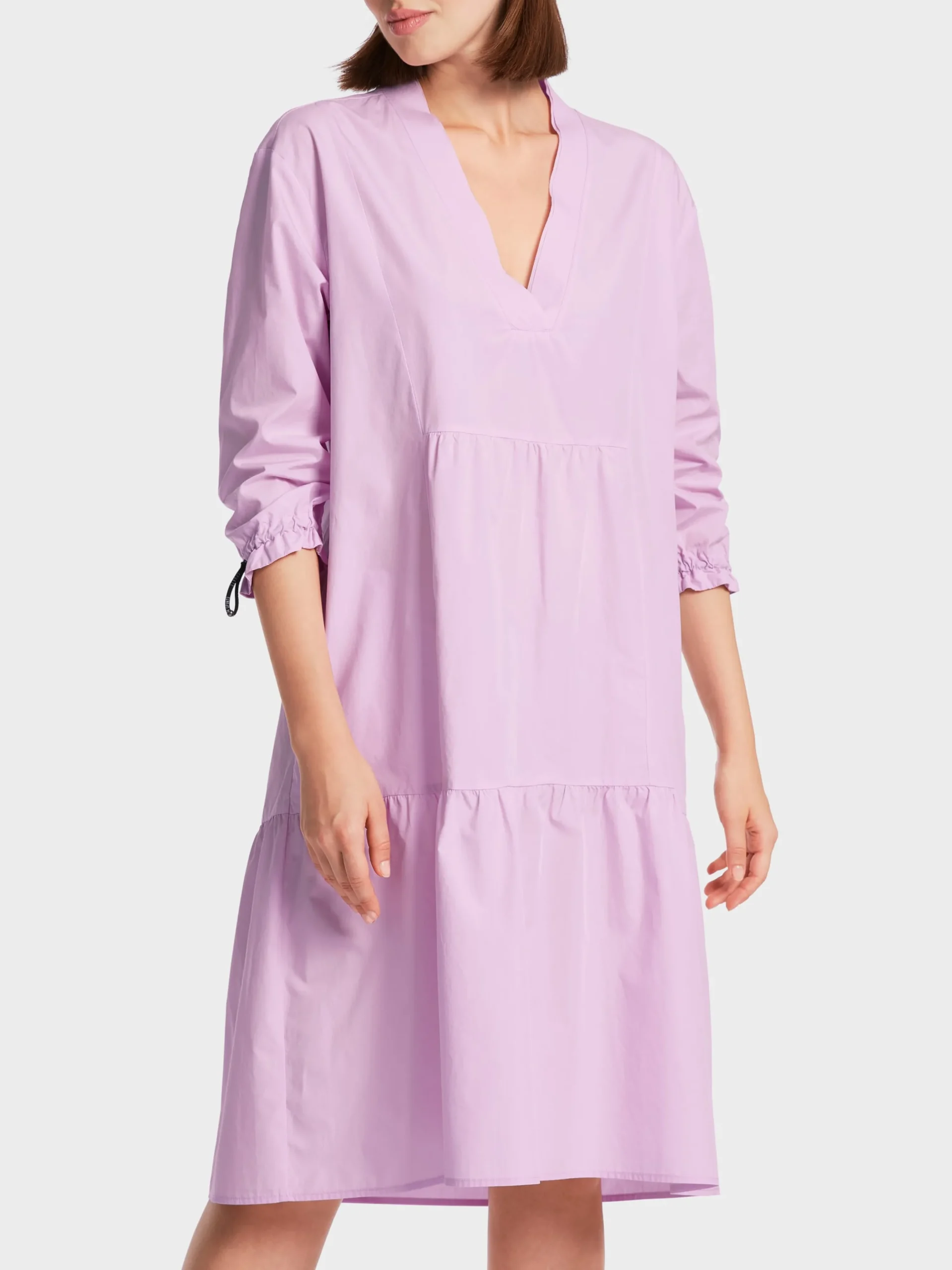 Marc Cain Kleider-KURZES STUFENKLEID "RETHINK TOGETHER" bright pink lavender