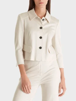 Marc Cain Jacken-KURZJACKE MIT ÄRMELSCHLITZEN smoke