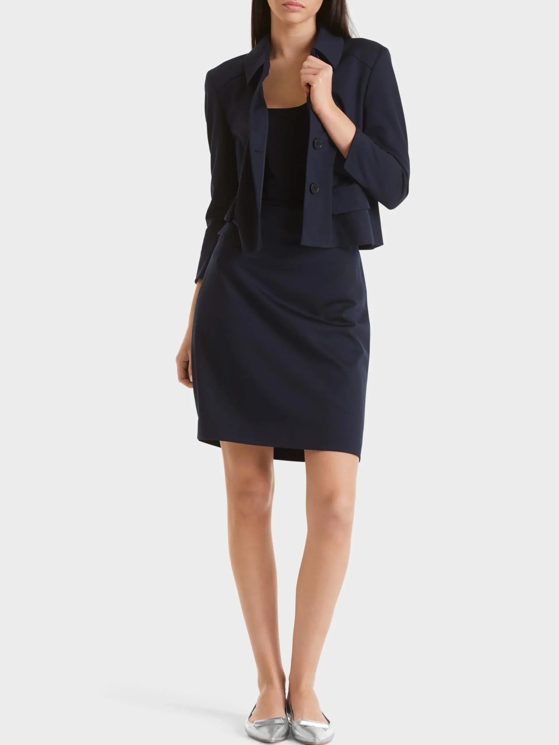 Marc Cain Jacken-KURZJACKE MIT ÄRMELSCHLITZEN midnight blue