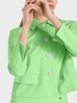 Marc Cain Jacken-KURZJACKE MIT ÄRMELSCHLITZEN light apple green