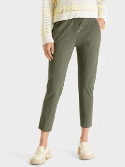 Marc Cain Hosen-7/8-LANGE HOSE RHODOS MIT JOGGINGBUND deep jungle