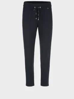 Marc Cain Hosen-7/8-LANGE HOSE RHODOS MIT JOGGINGBUND midnight blue