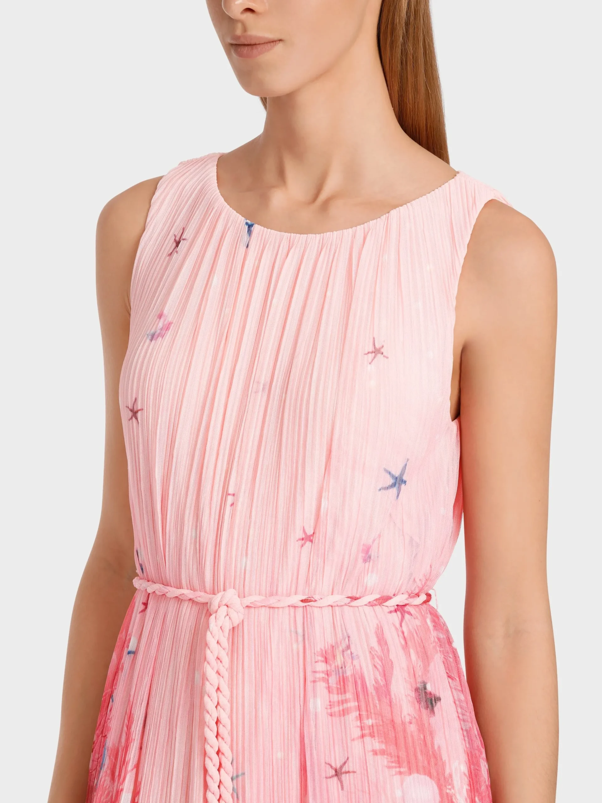 Marc Cain Kleider-LANGES KLEID IM UNTERWASSERDESSIN soft seashell