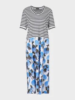 Marc Cain Kleider-LANGES SOMMERKLEID bright azure