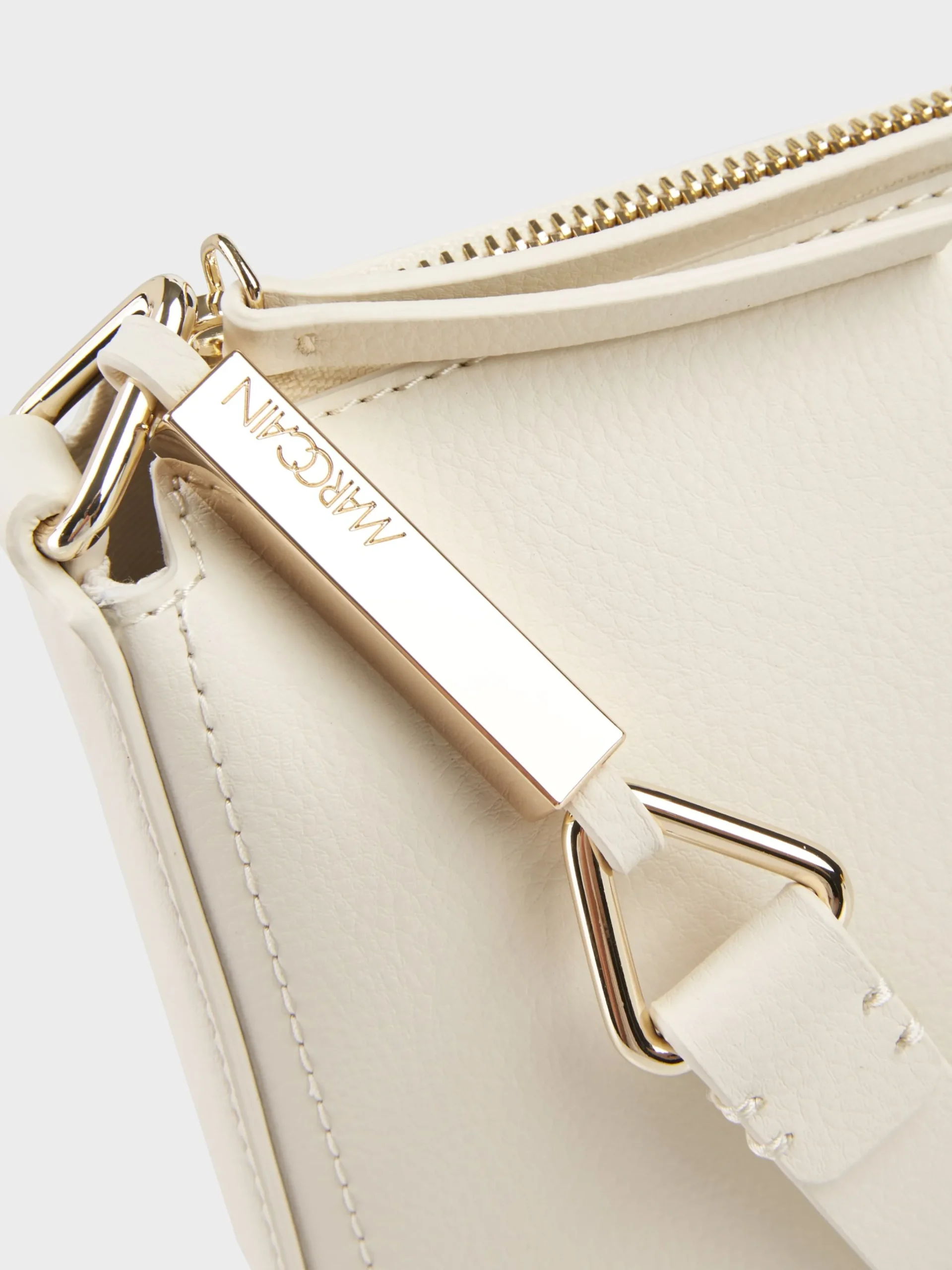 Marc Cain Taschen-LEDER-MINIBAG "RETHINK TOGETHER" smoke