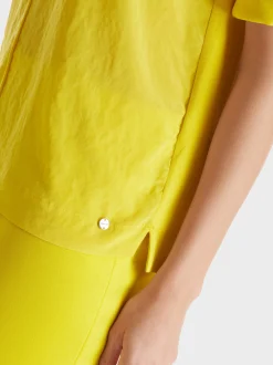 Marc Cain Blusen & Tuniken|Shirts & Tops-LEGERES BLUSENSHIRT bright sulphur