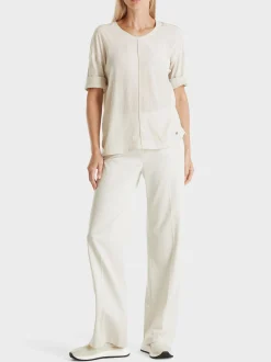 Marc Cain Blusen & Tuniken|Shirts & Tops-LEGERES BLUSENSHIRT smoke