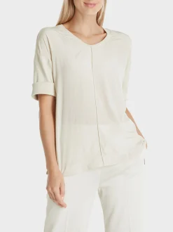 Marc Cain Blusen & Tuniken|Shirts & Tops-LEGERES BLUSENSHIRT smoke