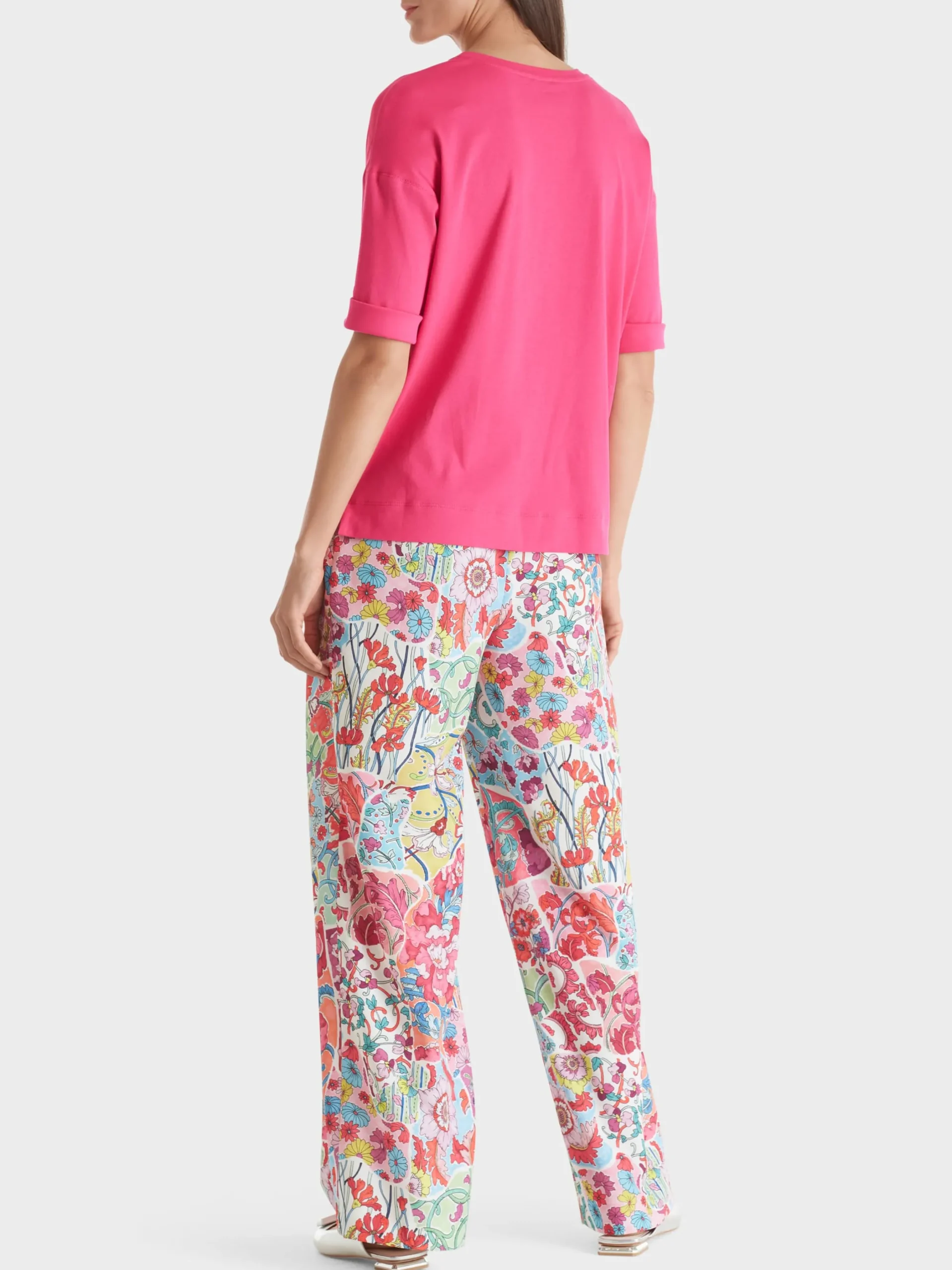 Marc Cain Blusen & Tuniken|Shirts & Tops-LEGERES BLUSENSHIRT super pink