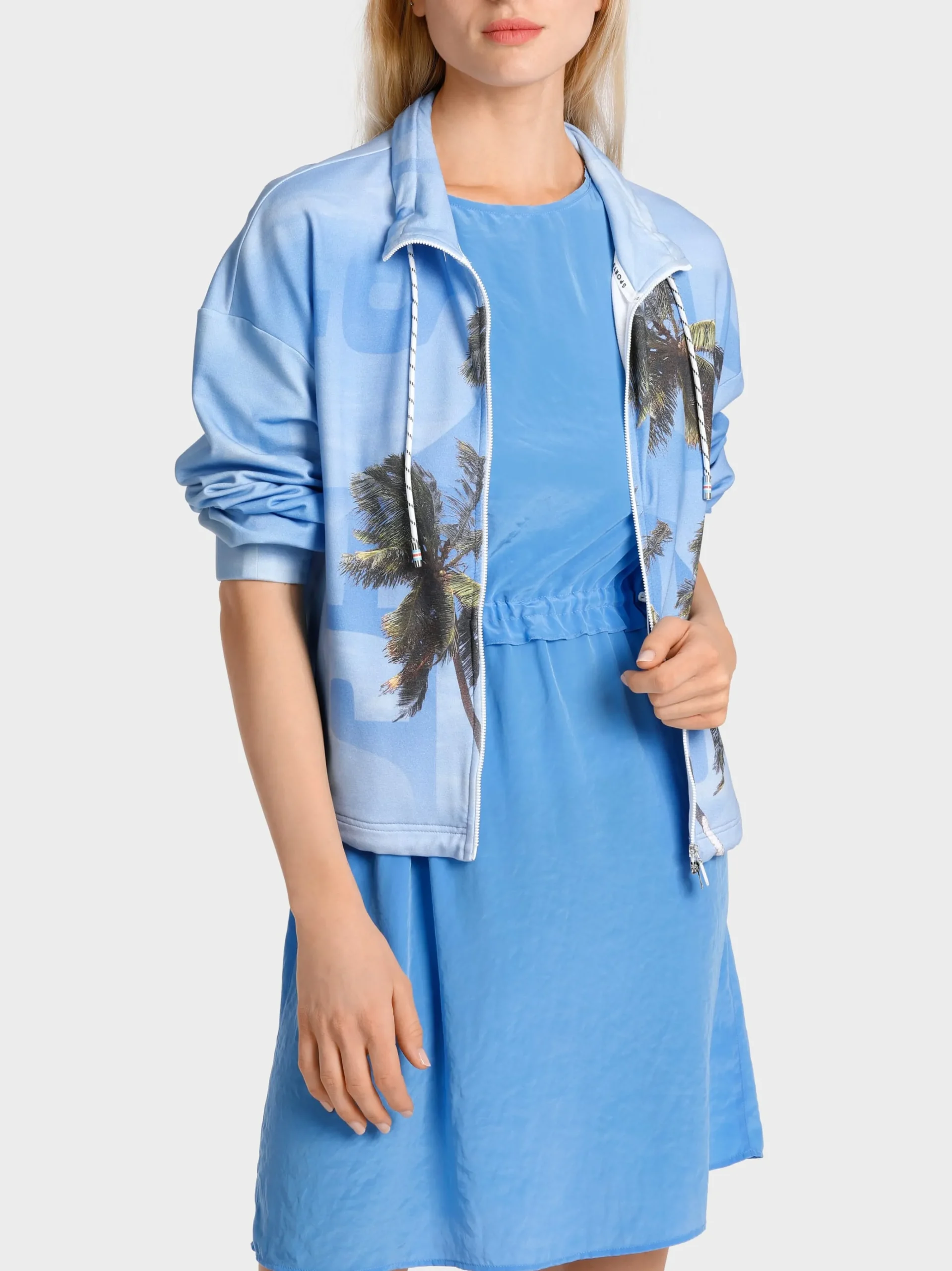 Marc Cain Kleider-LEGERES FREIZEIT-KLEID bright azure