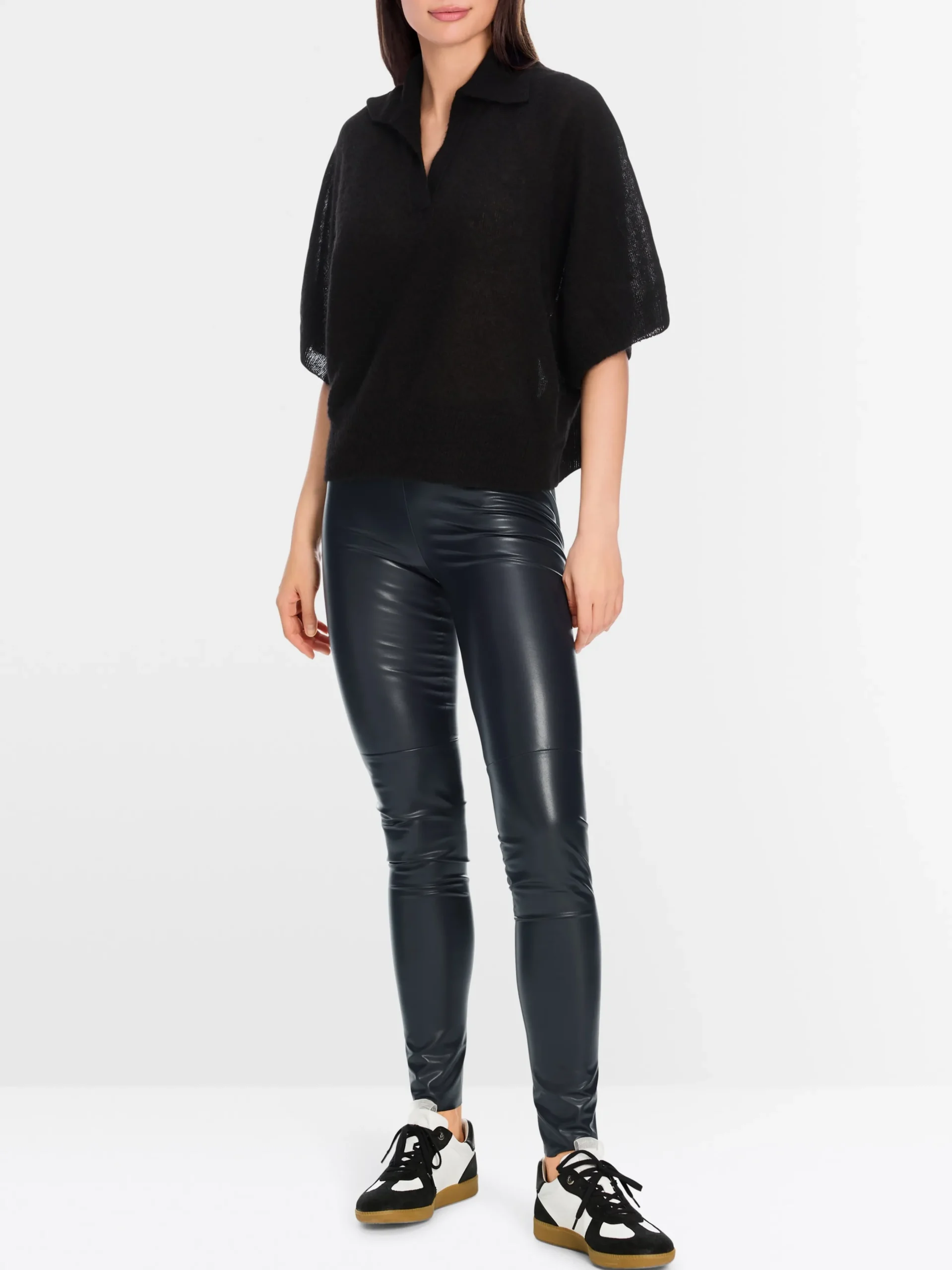 Marc Cain Hosen-LEGGINGS AUS KUNSTLEDER midnight blue