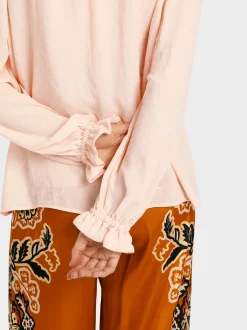 Marc Cain Blusen & Tuniken-LEICHTE BLUSE AUS RECYCELTEM POLYESTER soft rose