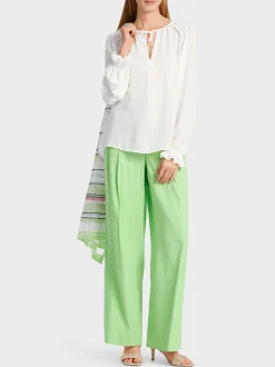 Marc Cain Blusen & Tuniken-LEICHTE BLUSE AUS RECYCELTEM POLYESTER off-white
