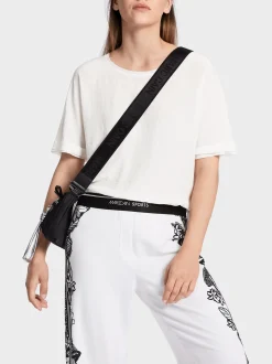Marc Cain Blusen & Tuniken-LEICHTE BLUSE MIT KIMONO-ÄRMEL off-white