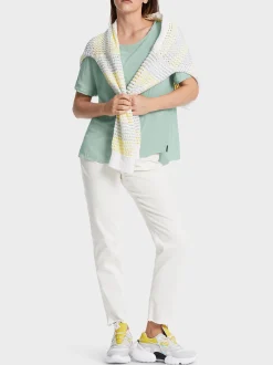 Marc Cain Blusen & Tuniken-LEICHTE BLUSE MIT KIMONO-ÄRMEL soft sage
