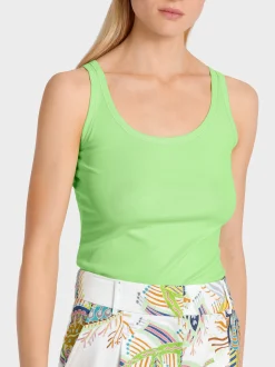 Marc Cain Shirts & Tops-LEICHTES, ÄRMELLOSES TOP light apple green