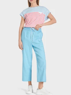 Marc Cain Hosen-LEINENHOSE MODELL WUSU light turquoise
