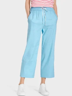 Marc Cain Hosen-LEINENHOSE MODELL WUSU light turquoise