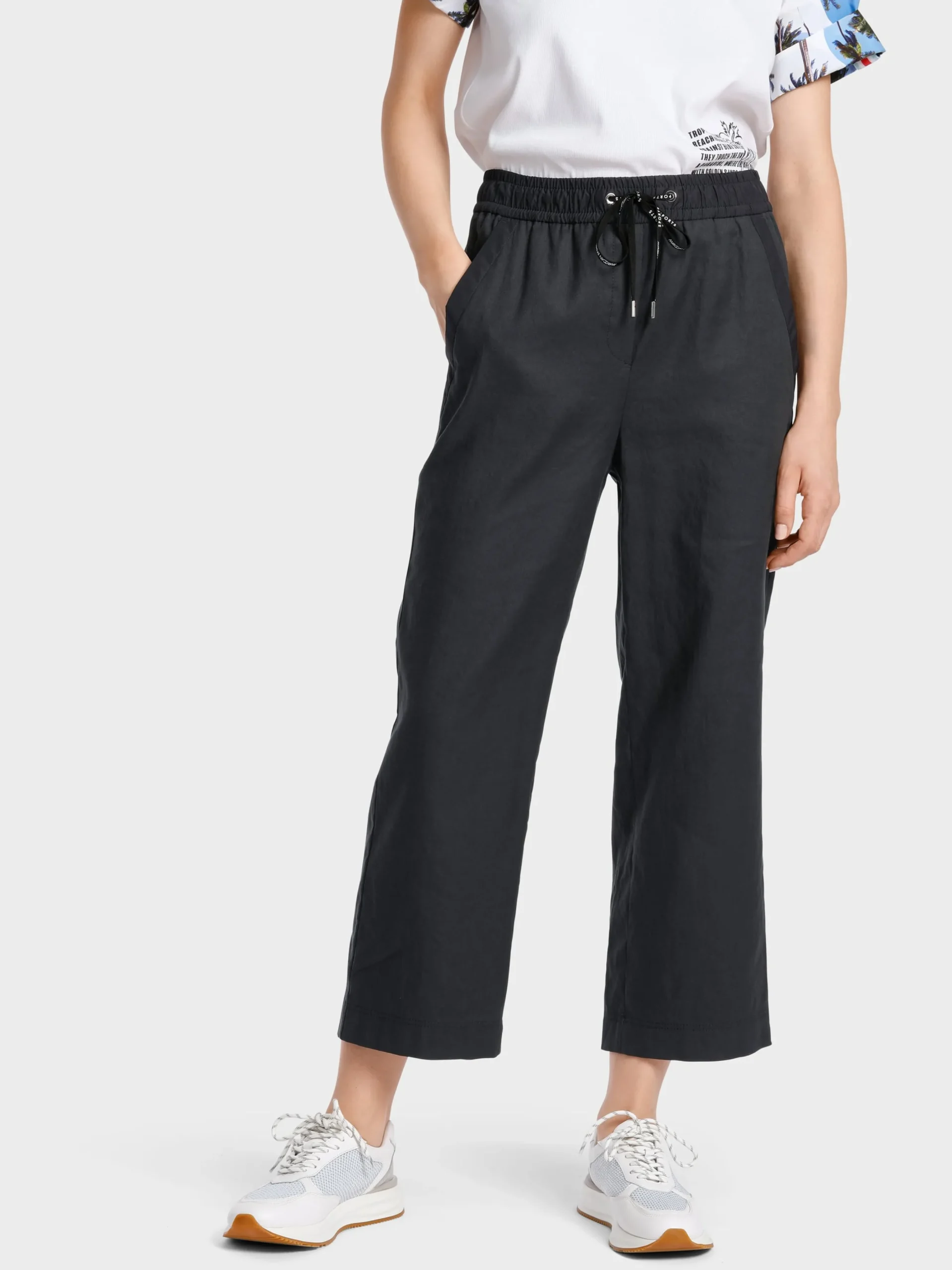 Marc Cain Hosen-LEINENHOSE MODELL WUSU midnight blue