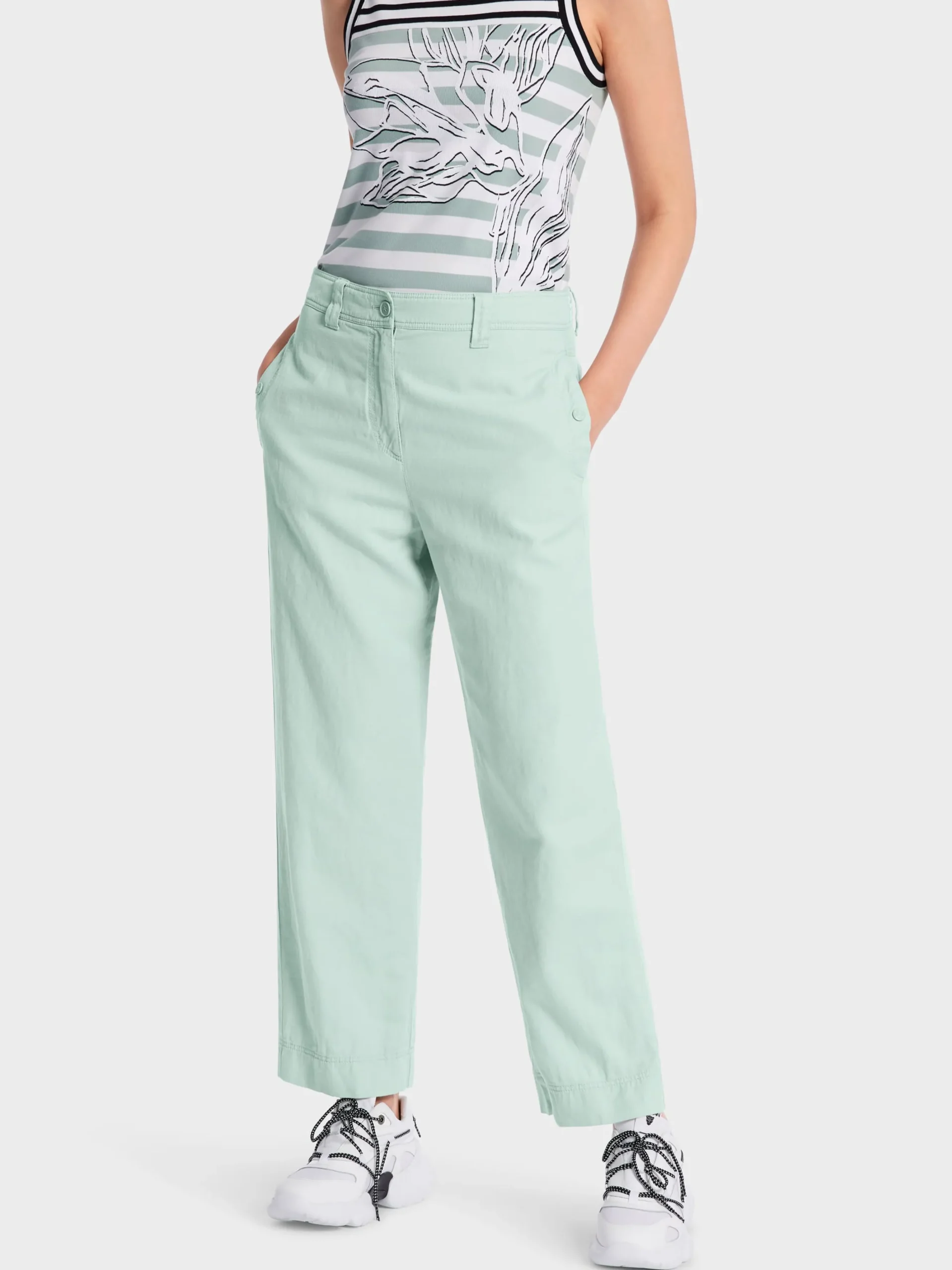 Marc Cain Hosen-LÄSSIG WEITE HOSE WUKARI soft sage
