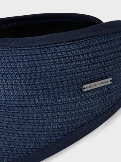 Marc Cain Accessoires-MARITIMES PEAKED CAP light denim