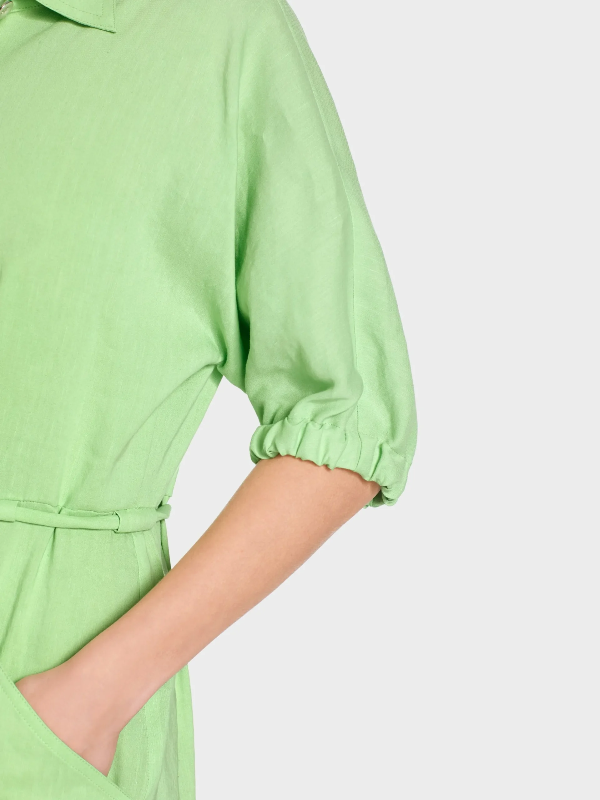 Marc Cain Kleider-MIDIKLEID MIT KIMONO-ÄRMELN light apple green