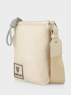 Marc Cain Taschen-MINI-BAG AUS MESH soft moon rock