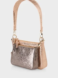 Marc Cain Taschen-MINI-BAG MIT METALLIC-EFFEKT soft rose