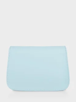 Marc Cain Taschen-MINIBAG "RETHINK TOGETHER" AUS LEDER soft summer sky