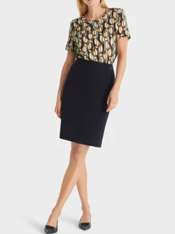 Marc Cain Röcke-MINIROCK MIT COOLEM ZIPPDETAIL midnight blue