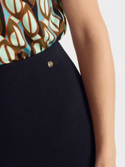 Marc Cain Röcke-MINIROCK MIT COOLEM ZIPPDETAIL midnight blue