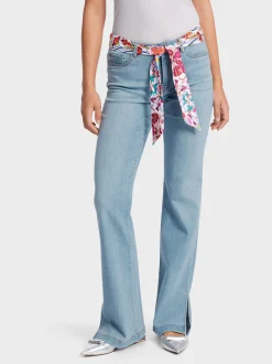 Marc Cain Jeans-MODELL FARO MIT SEITENSCHLITZEN baby blue